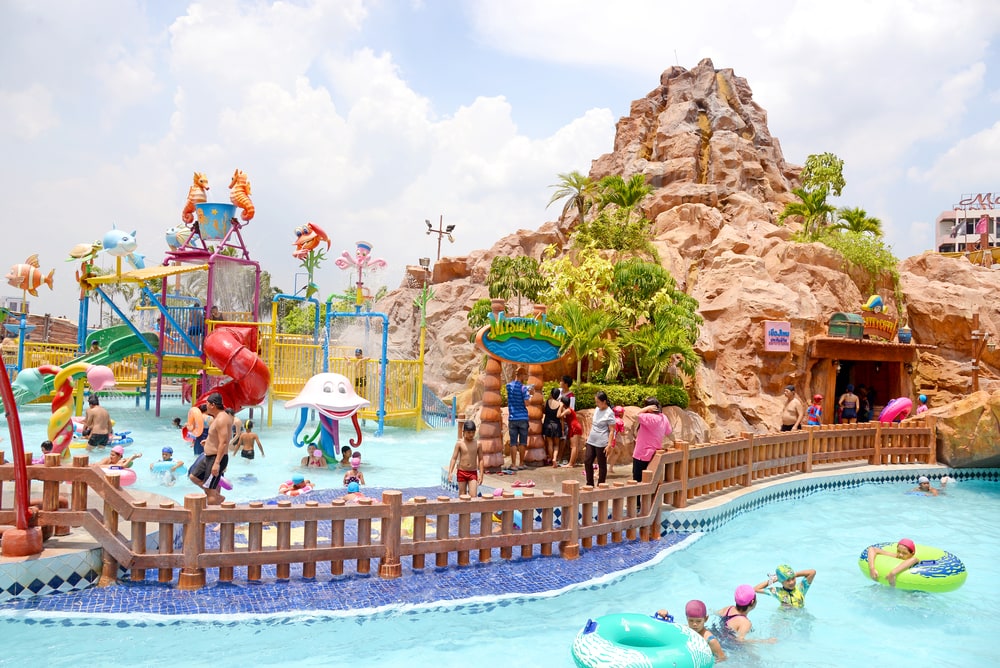 Assign an adult to watch children at waterparks and other public places