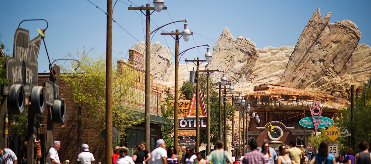 The 12-acre Disneyland Cars Land