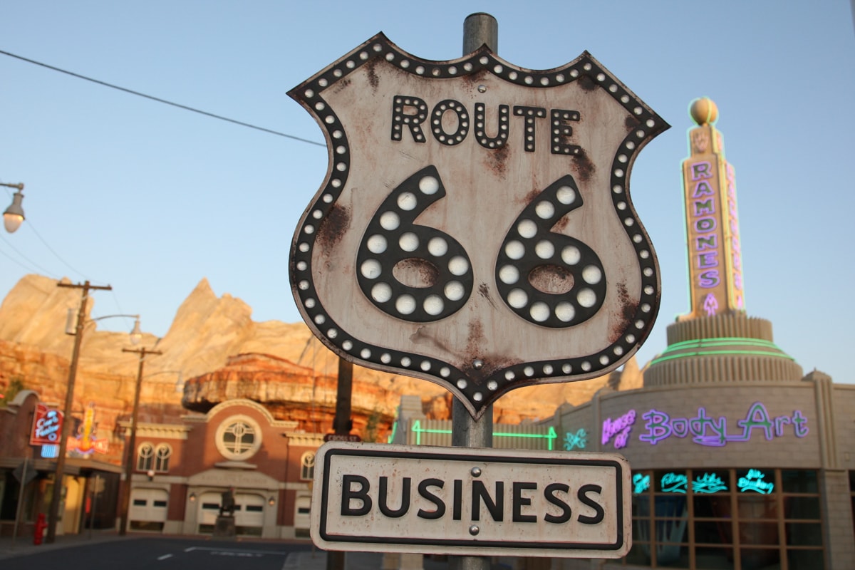 Ramone's House of Body Art in Disneyland Cars Land