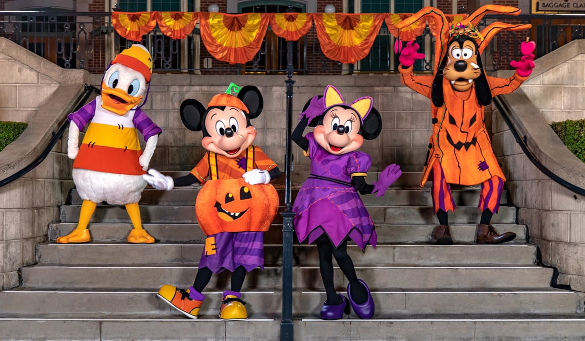 Mickey, Minnie and the gang dressed up for Halloween at Disneyland 2022