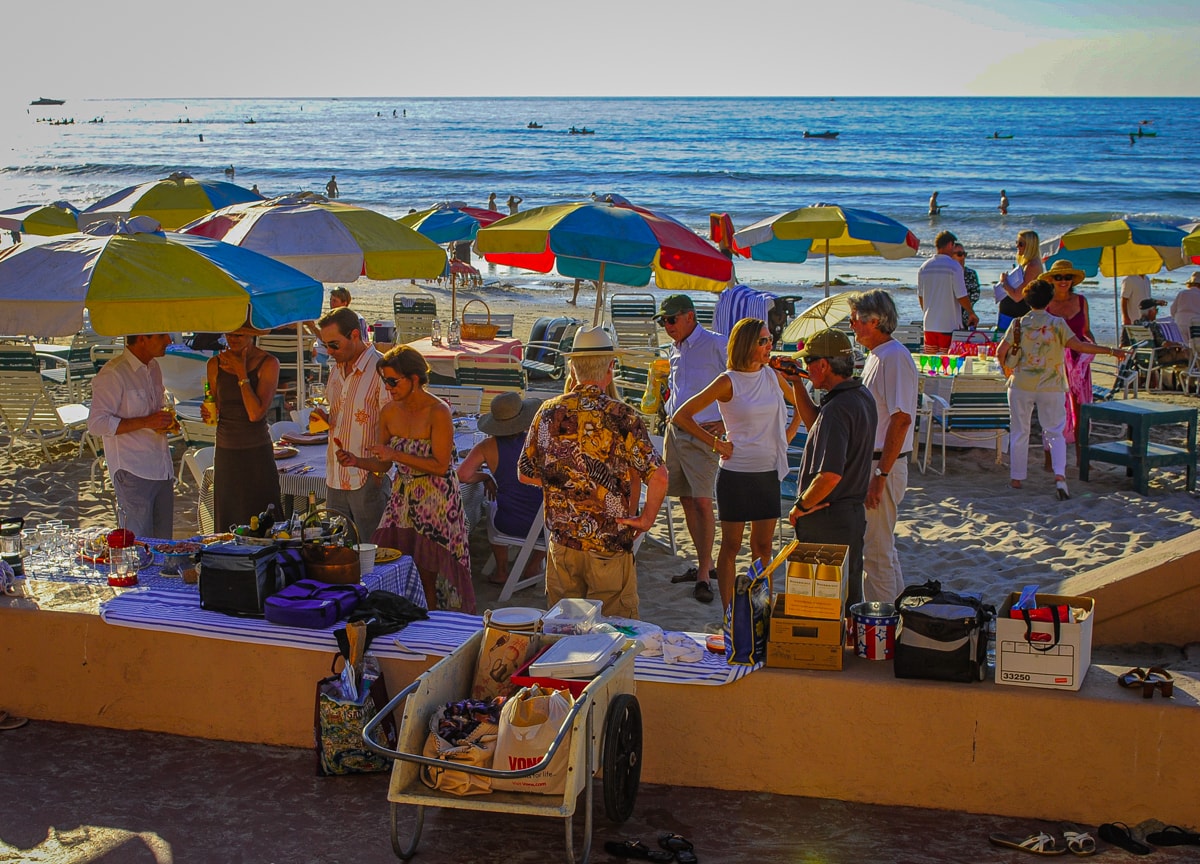 Best beach party in San Diego on private beach