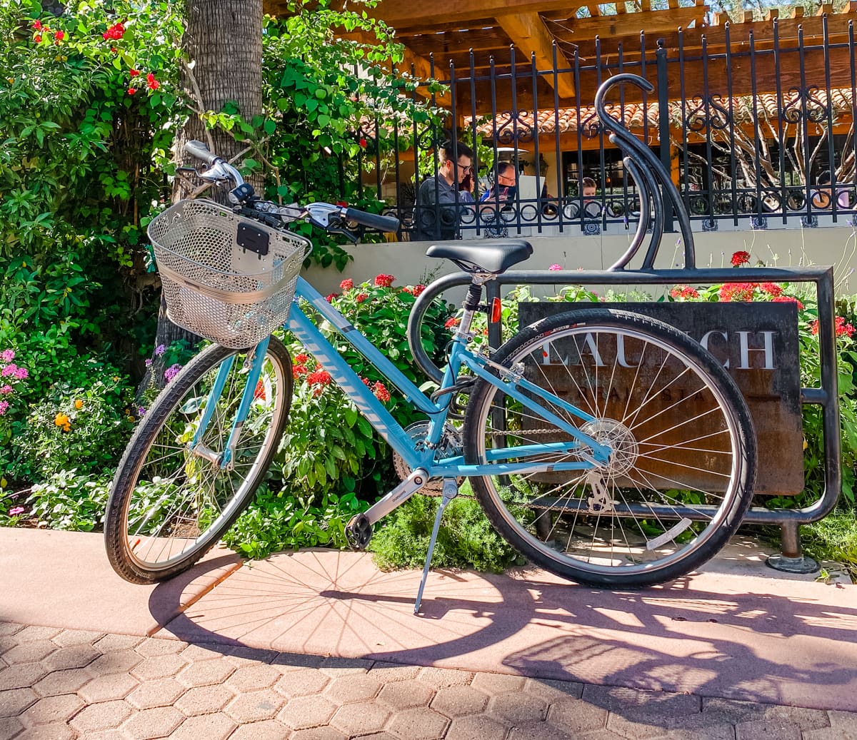 Bicycle in Old Town Scottsdale