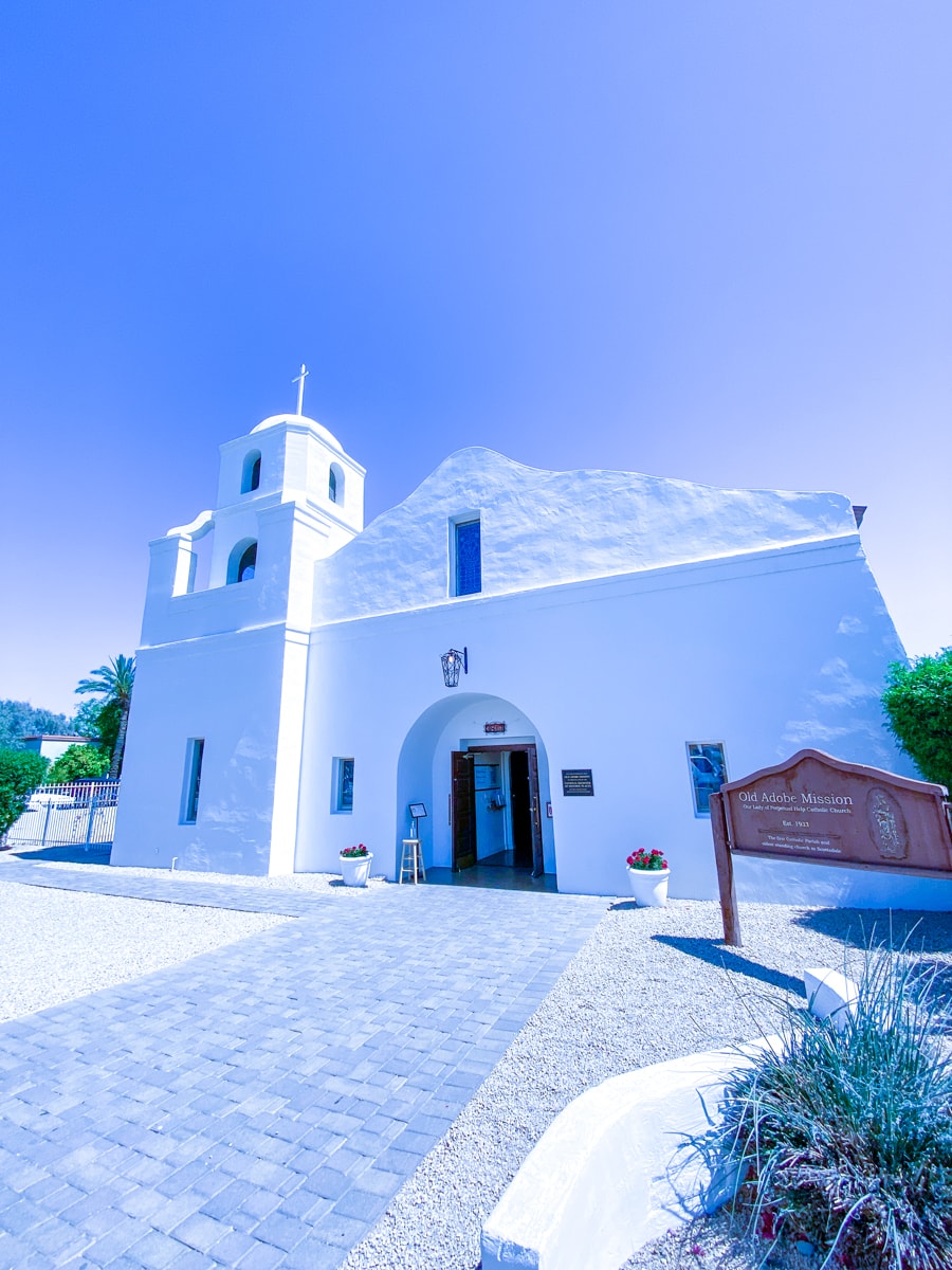 Old Adobe Mission in Old Town Scottsdale