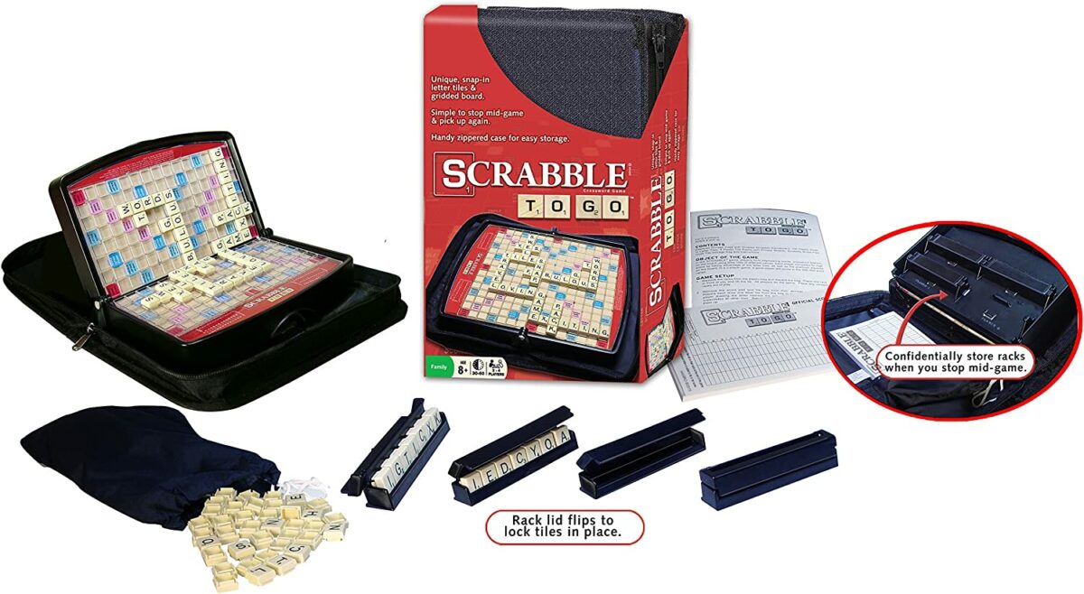 Scrabble to Go travel game for kids