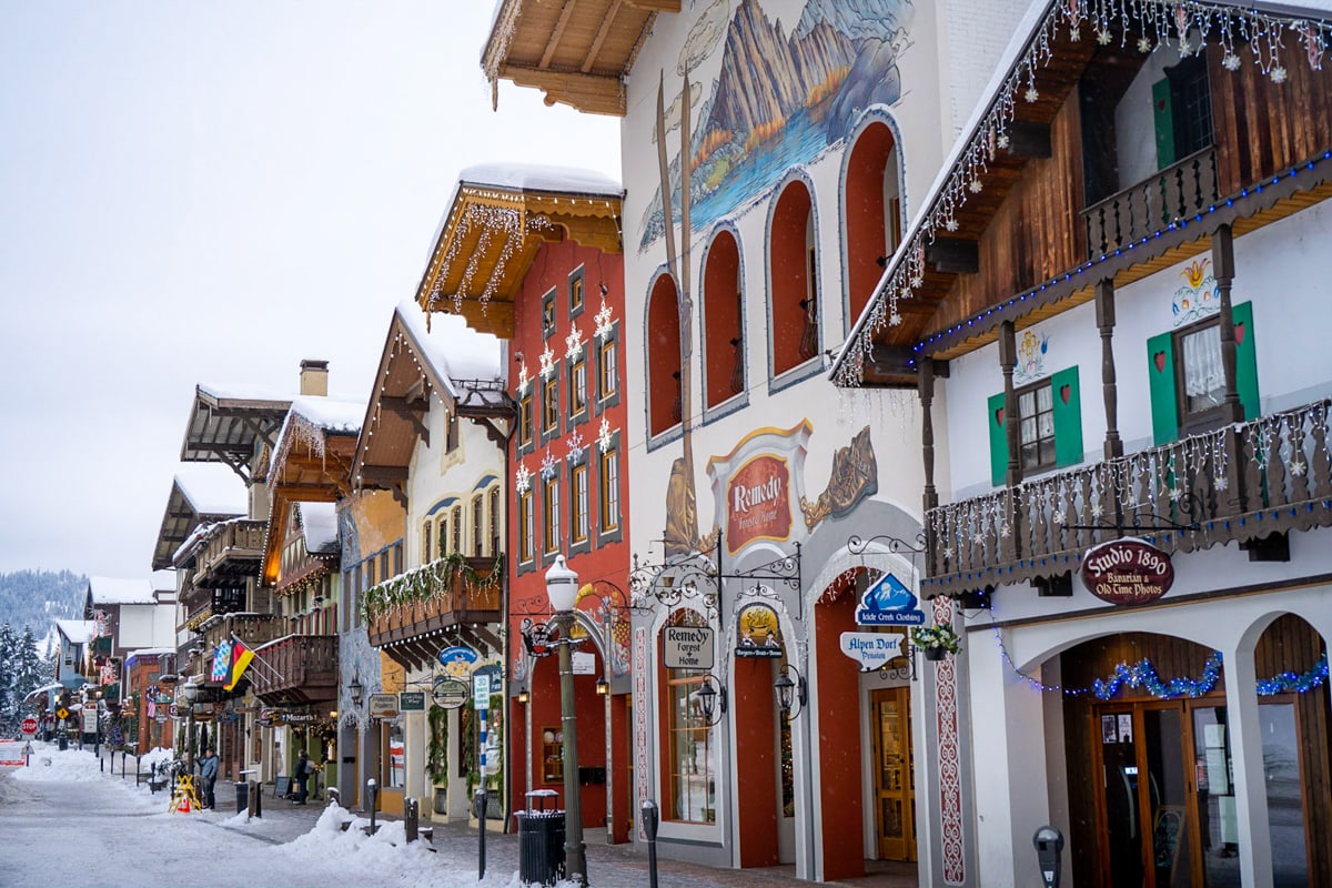 White Christmas in Leavenworth, Washington