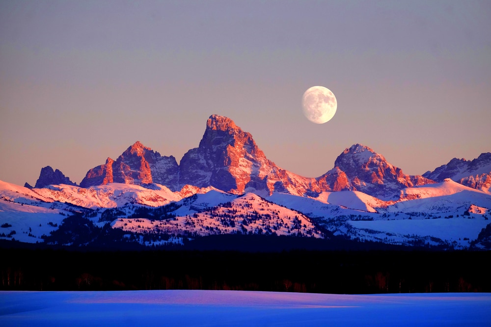 Grand Teton Mountains in Wyoming