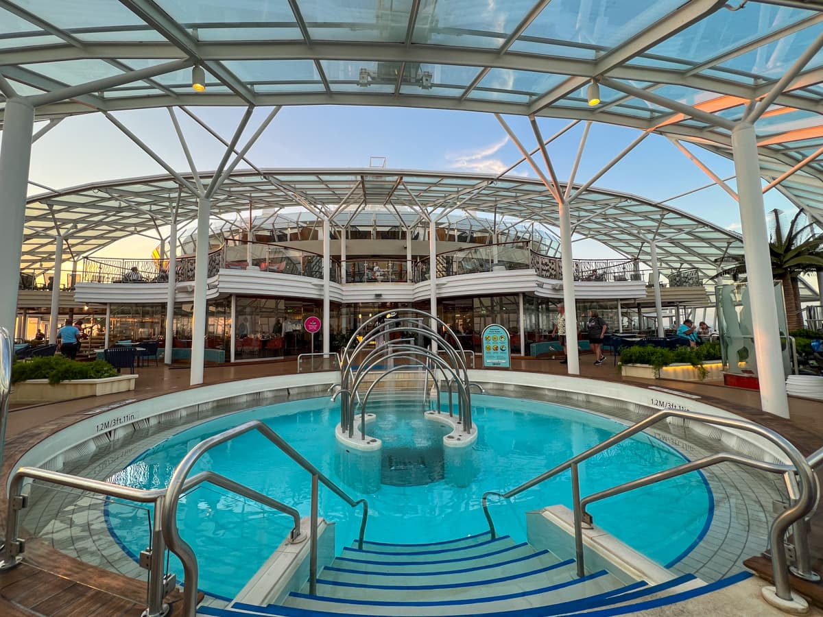 Adults-only Solarium aboard Royal Caribbean's Allure of the Seas 