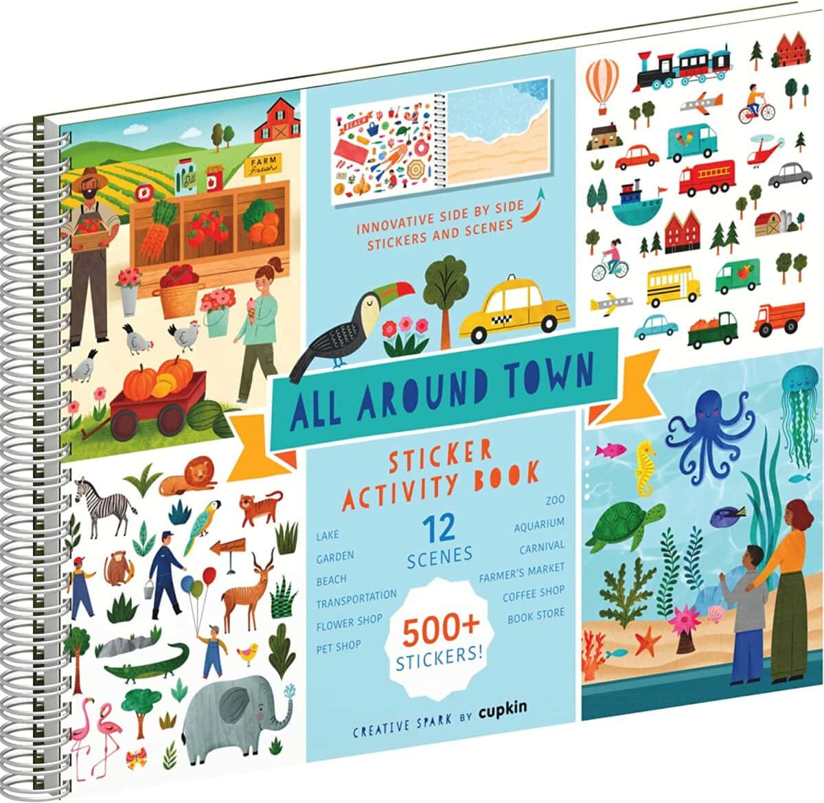 All Around Town sticker book by Cupkin