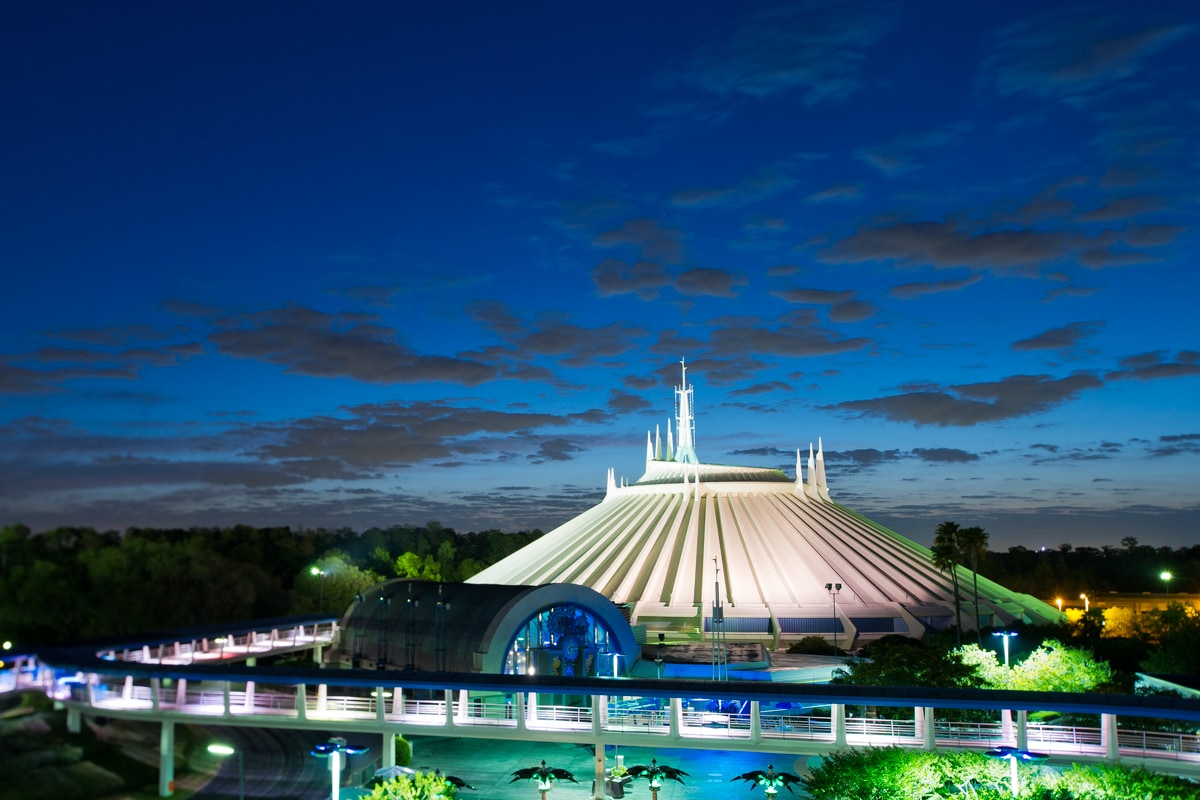 Favorite thrill ride, Space Mountain at Magic Kingdom