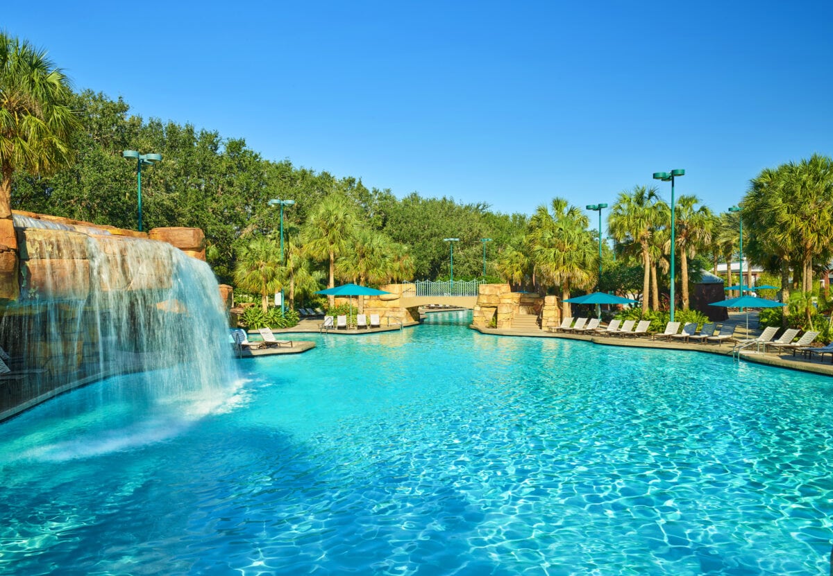 The Grotto Pool at Walt Disney World Swan and Dolphin