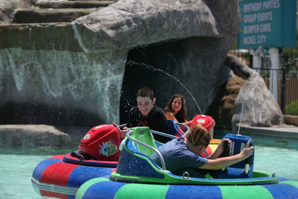 Hinkle Family Fun Center in Albquerque with kids and teens