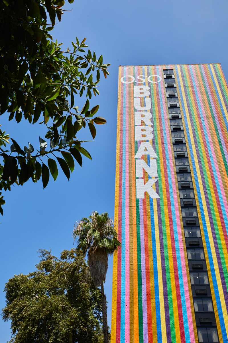 Colorful building in Burbank