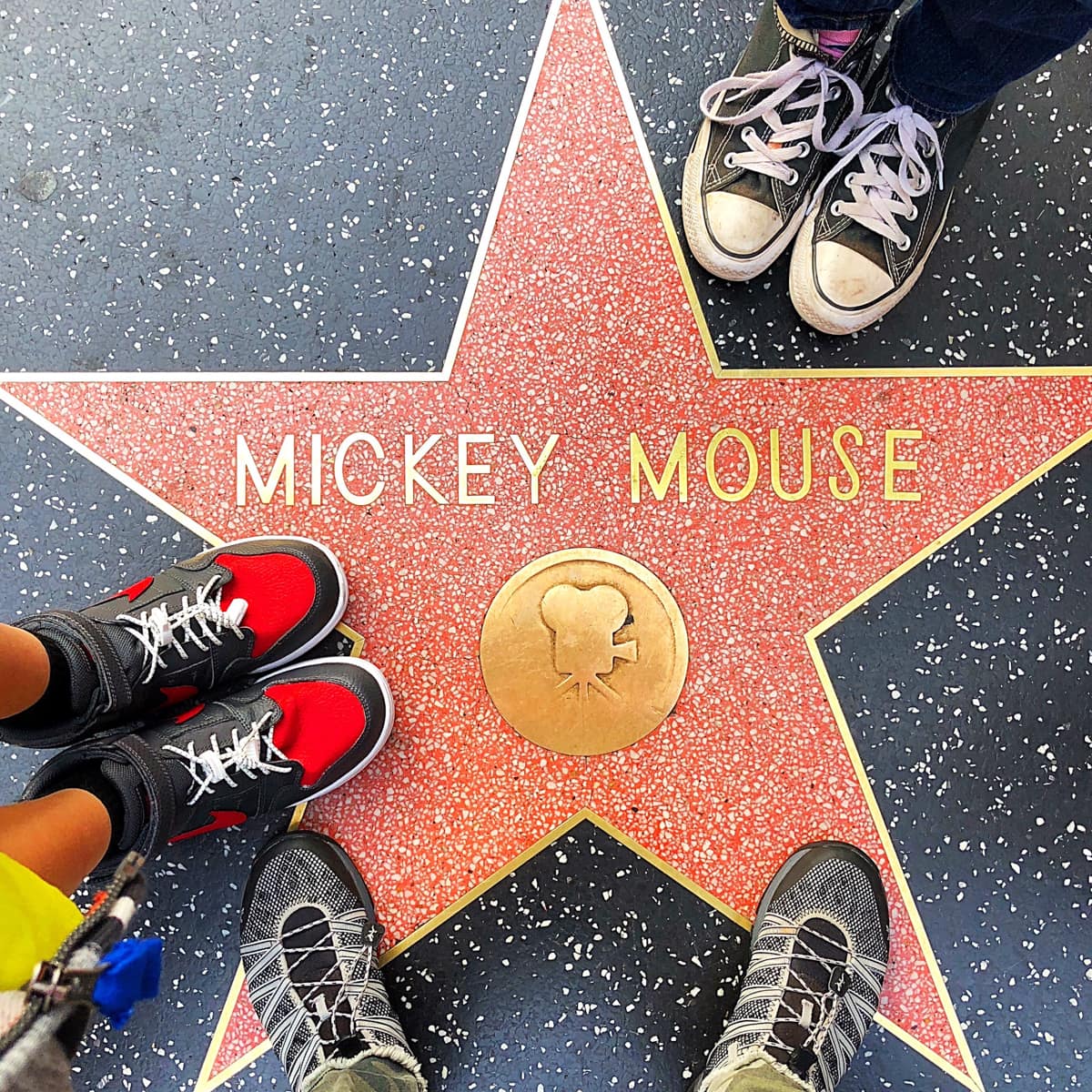 Mickey Mouse's star on the Hollywood Walk of Fame