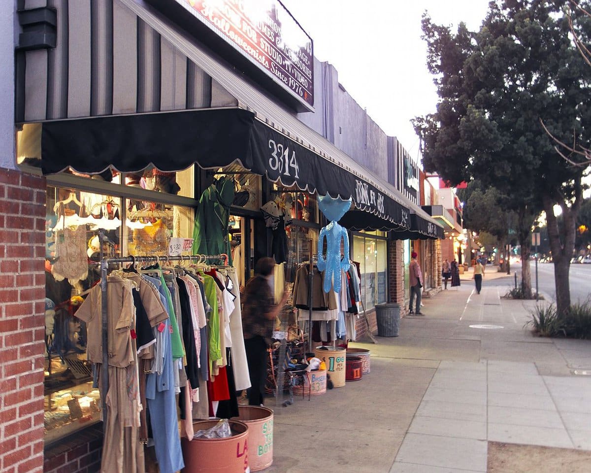 Vintage clothing shop in Magnolia Park, Burbank