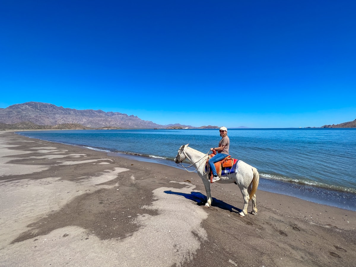 Horseback riding near Loreto