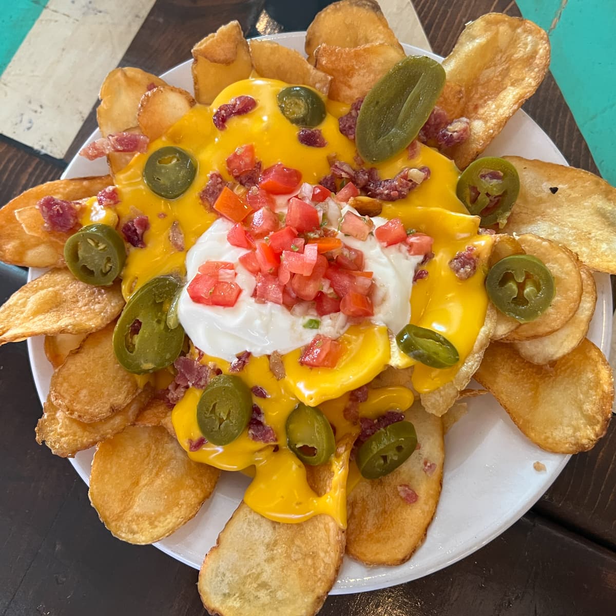 Irish nachos at El Zipolote