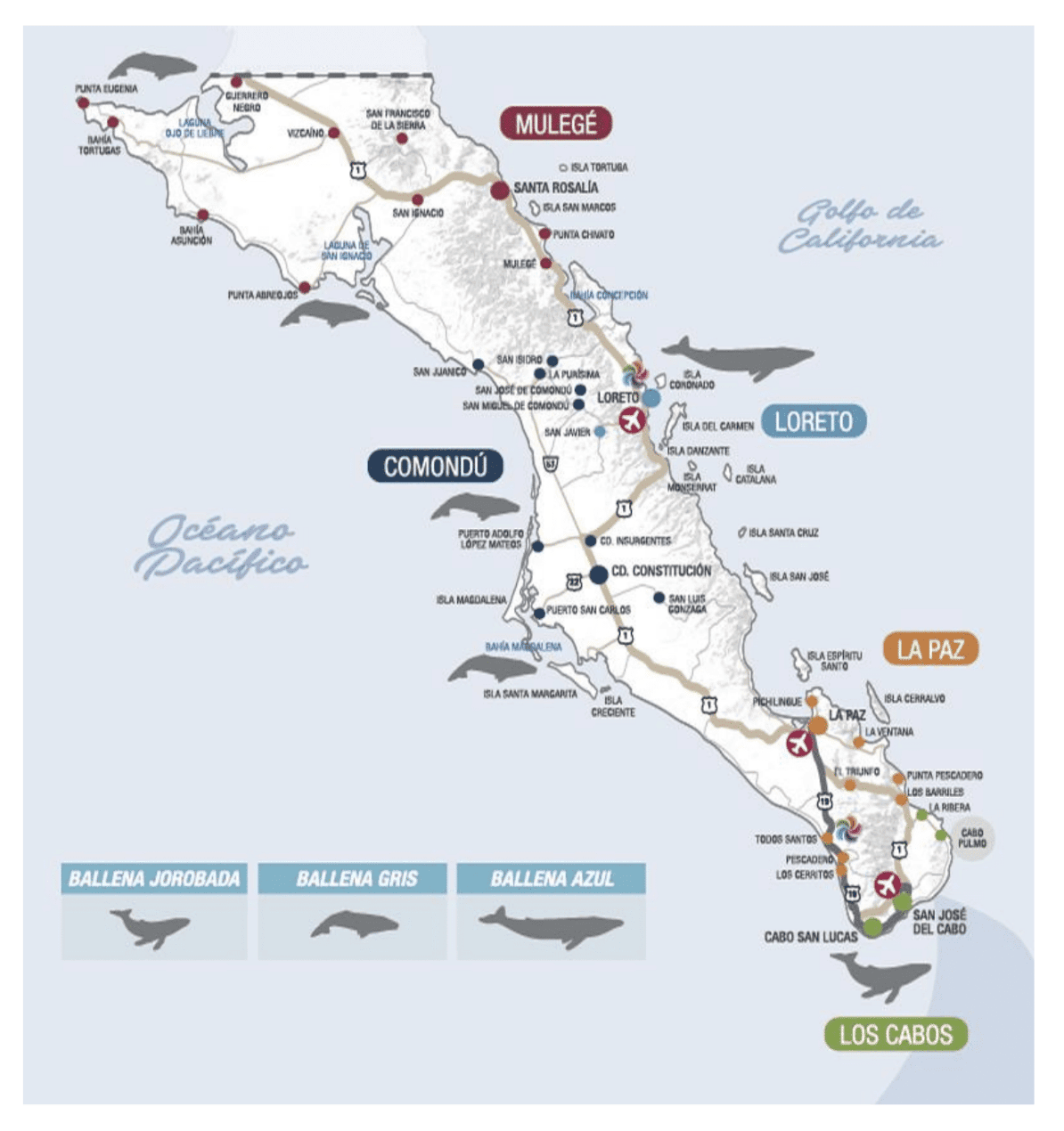 Map of Loreto, Mexico