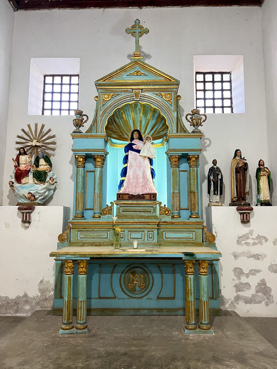 Chapel dedicated to the Virgin Mary at Mission Loreto