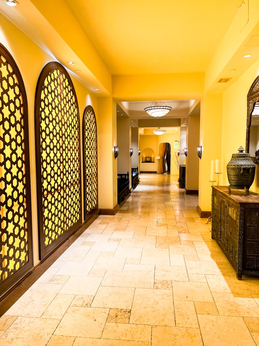 Moorish design at Joya Spa in Scottsdale, AZ