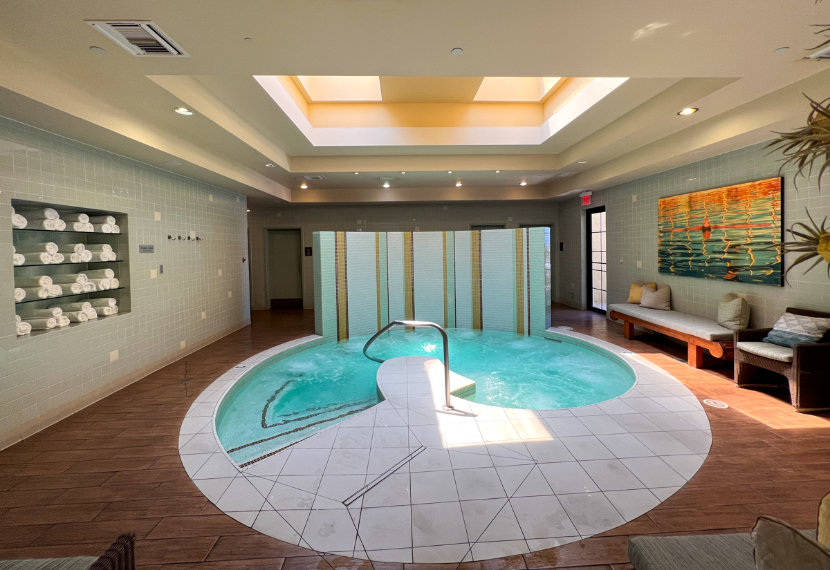 Indoor hot tub at The Spa at Camelback Inn in Scottsdale