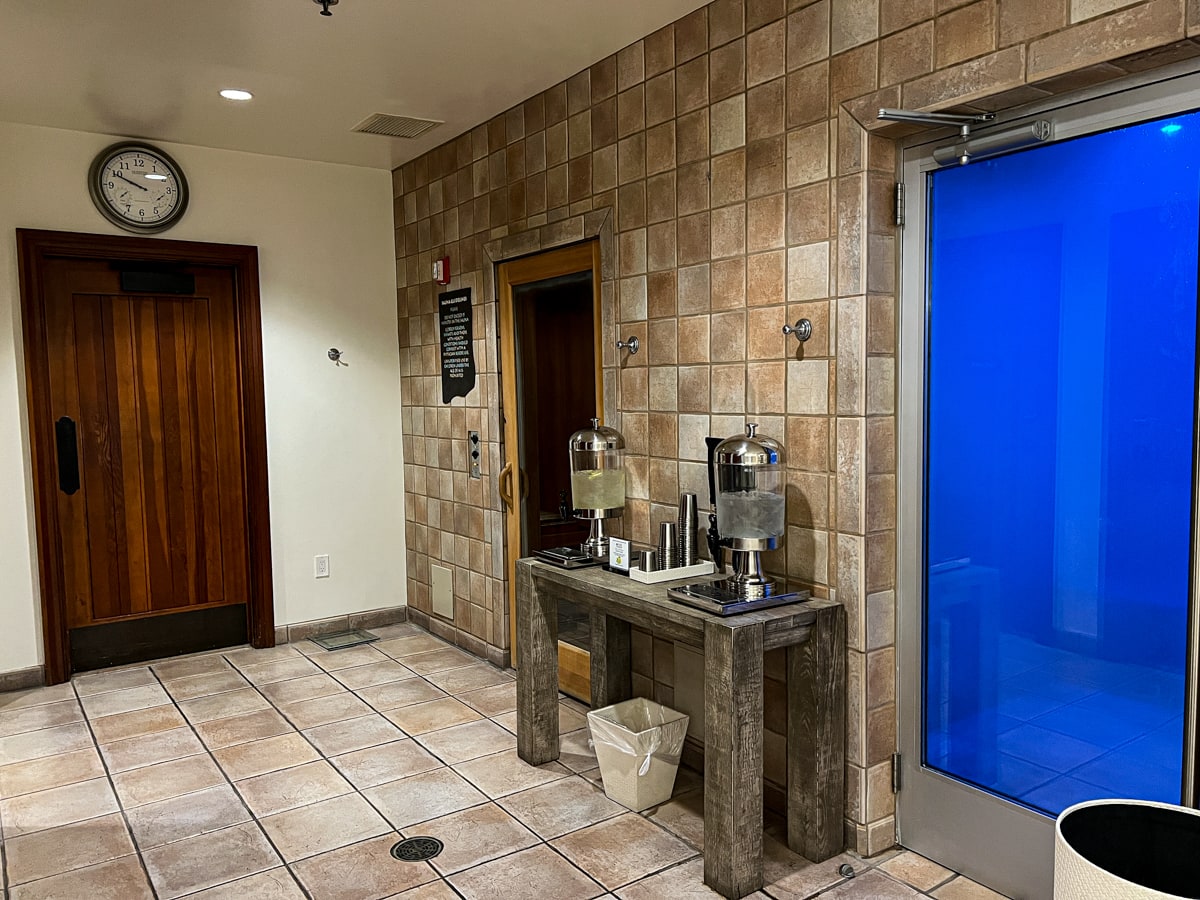 Steam room at The Spa at Four Seasons Resort Scottsdale at Troon North