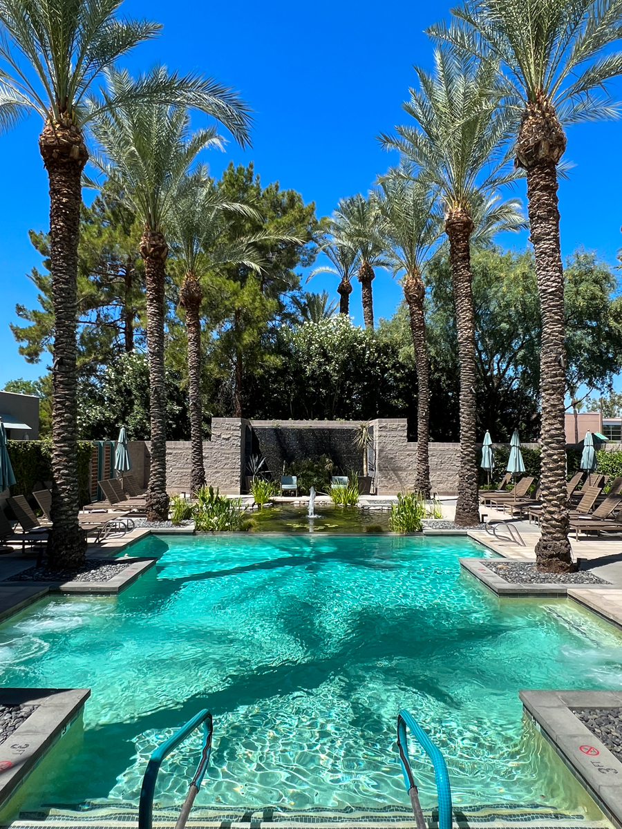 Mineral Pool at Spa Avania at Hyatt Regency Scottsdale at Gainey Ranch