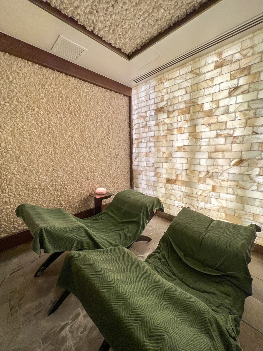 Himalayan Salt Room at Hyatt Regency Scottsdale's Spa Avania 