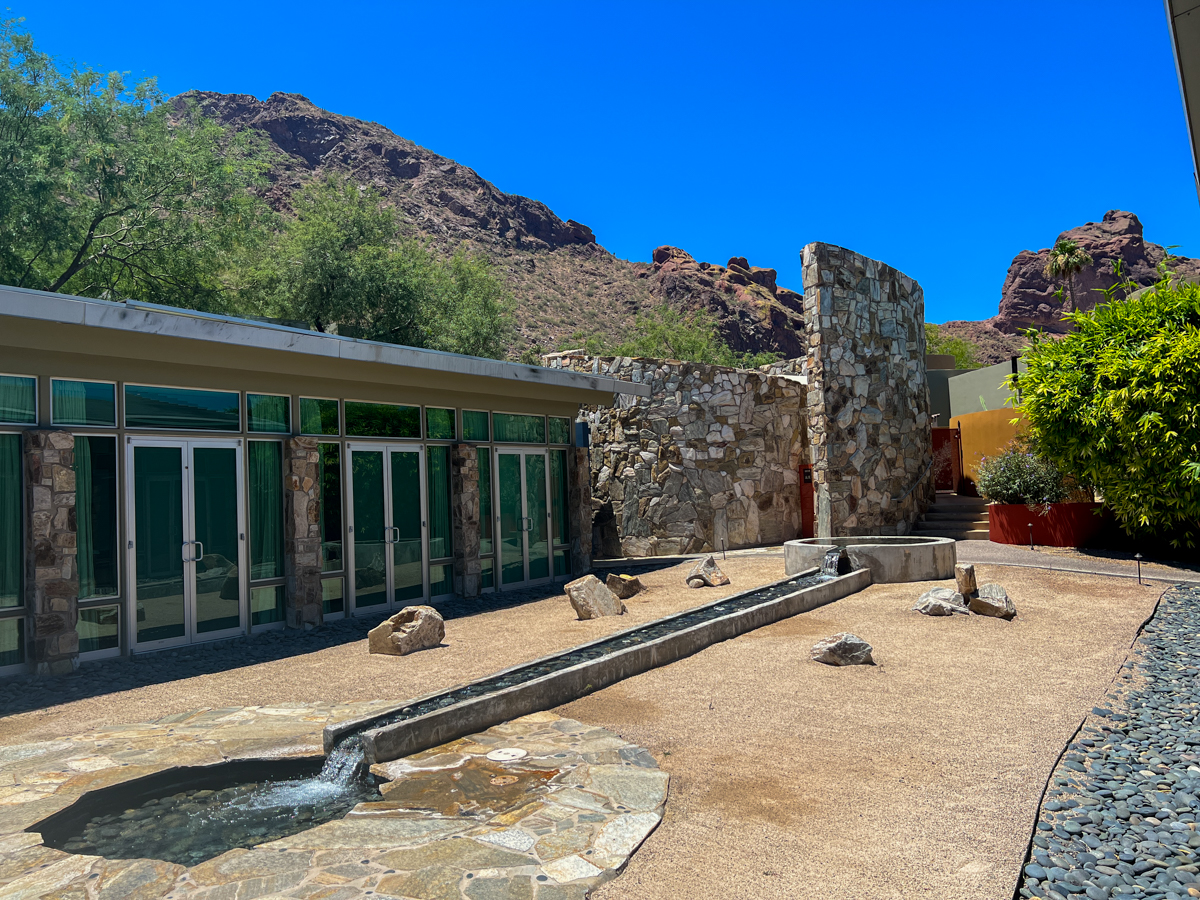 Indoor/outdoor treatment rooms at The Sanctuary Spa at Sanctuary Camelback Mountain, A Gurney's Resort