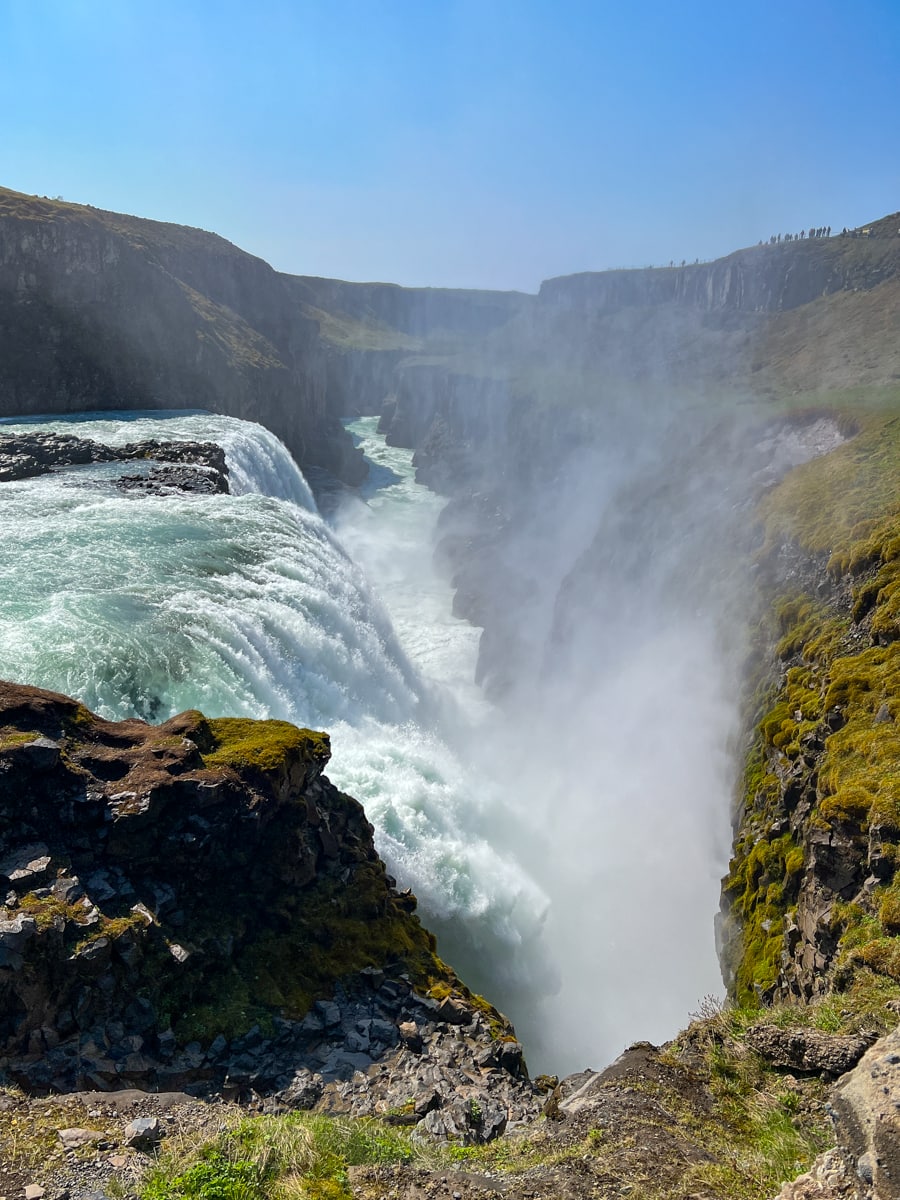 Gullfoss Falls in Iceland