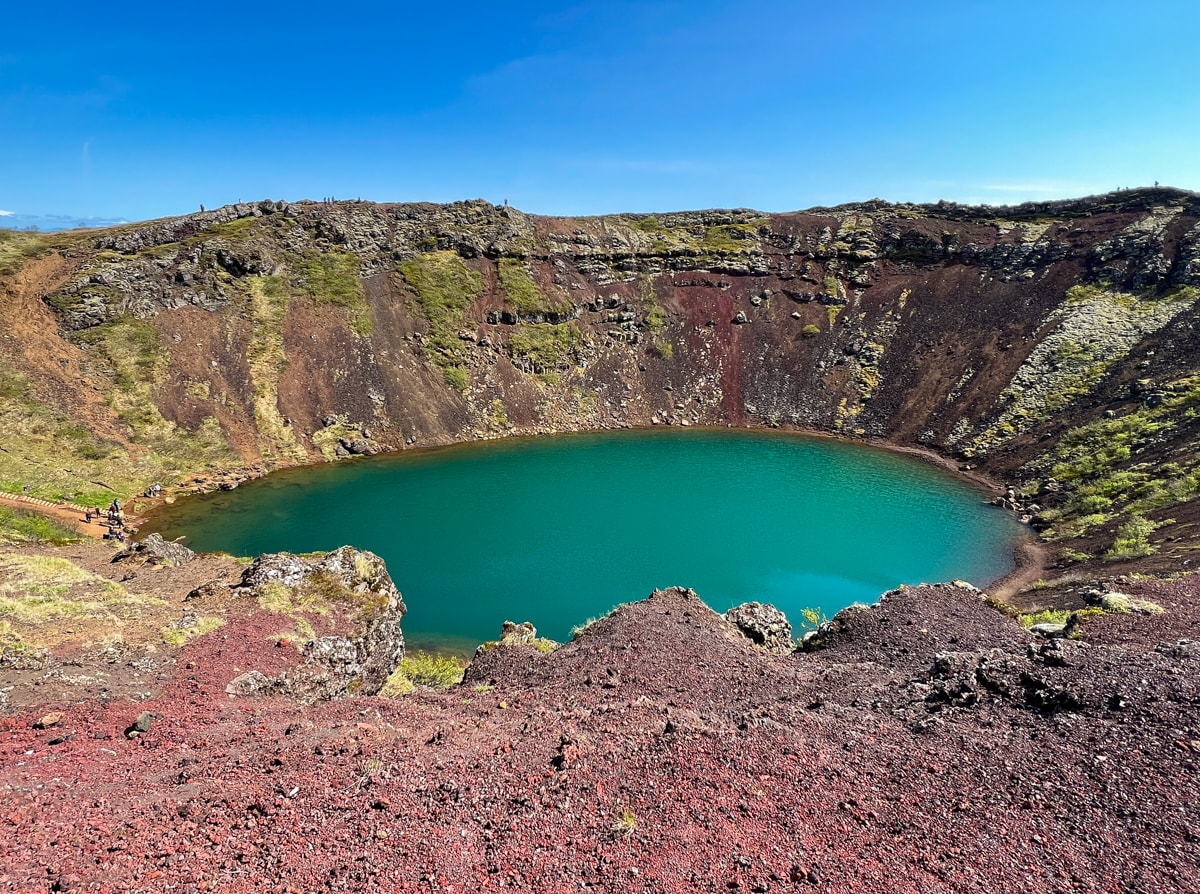 Kerid Crater in Golden Circle near Reykjavik