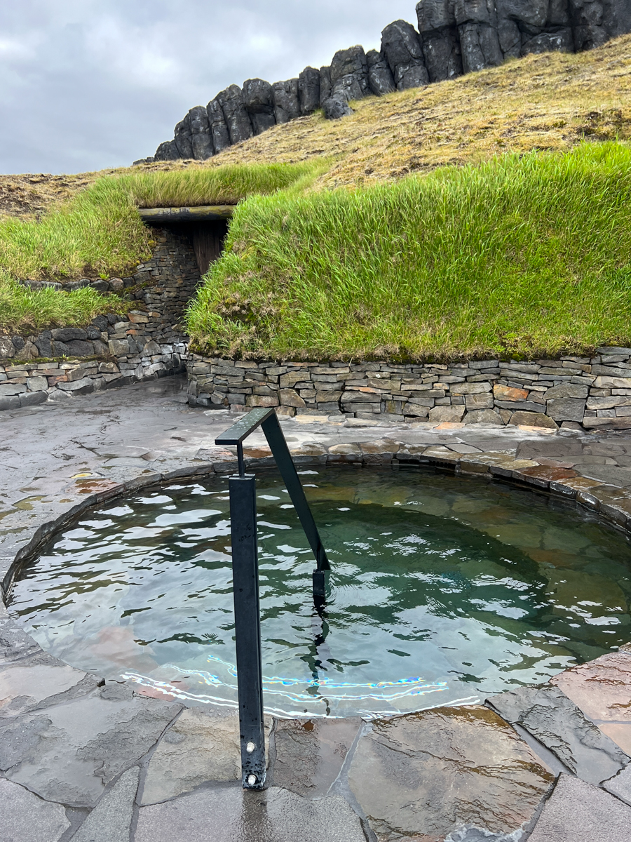 Cold plunge at Sky Lagoon