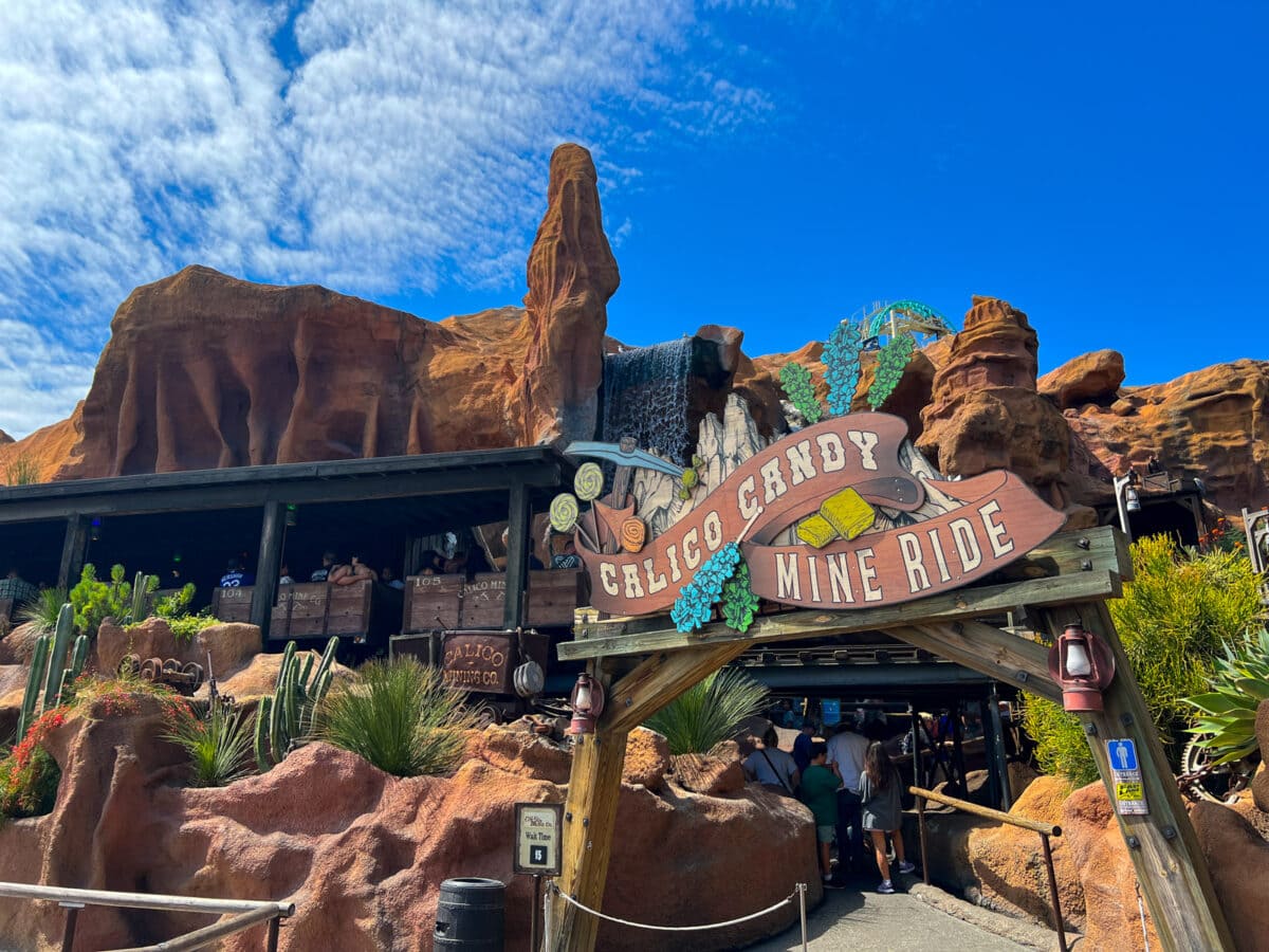 Calico Mine Ride at Knott's Berry Farm in Buena Park, CA