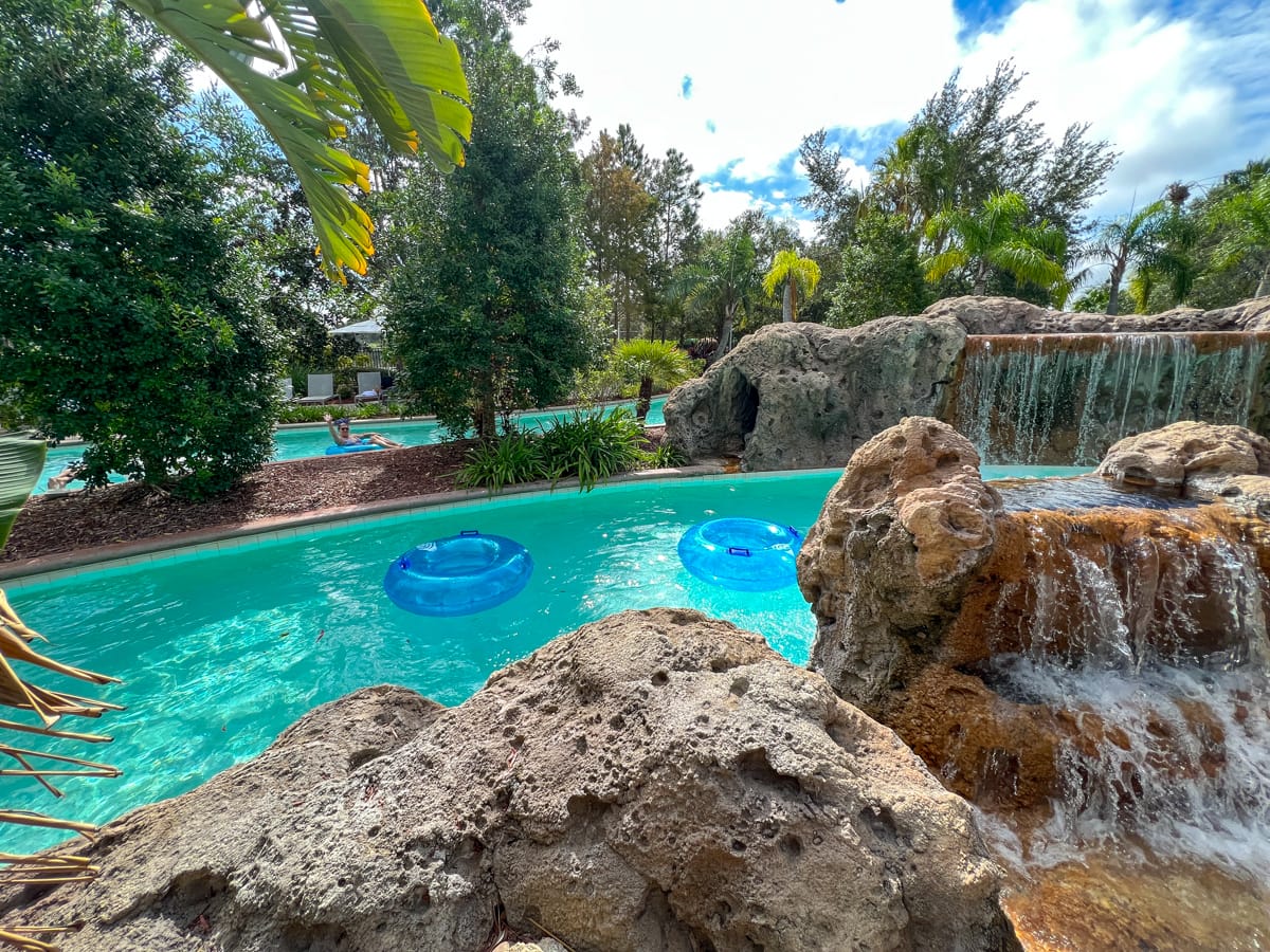 Lazy river at Hilton Orlando