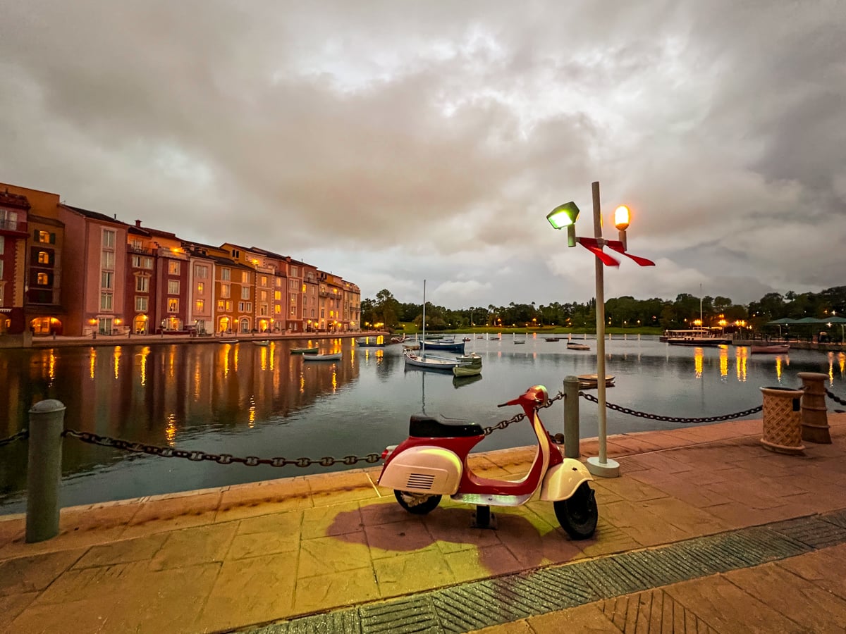 Italian-themed Loew's Portofino Bay Hotel at Universal Orlando 