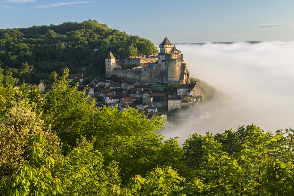 Chateau de Castelnaud in Dordogne, France