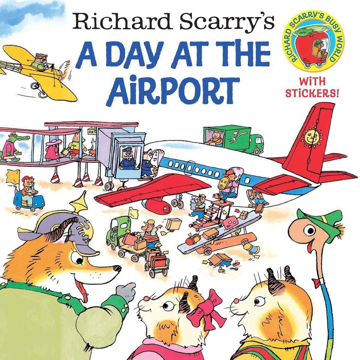 Richard Scarry's A Day At The Airport, a travel book for kids