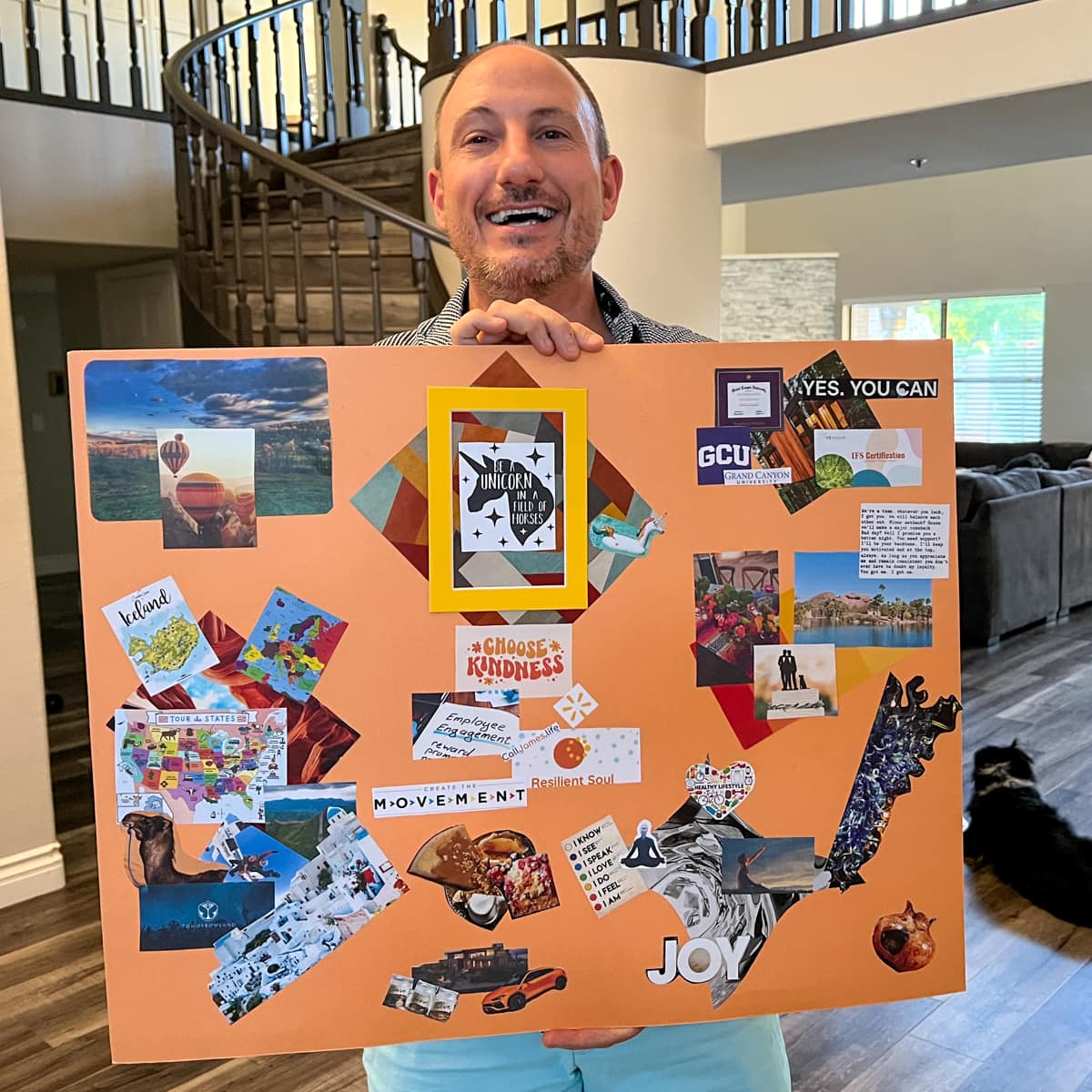 My friend's vision board 