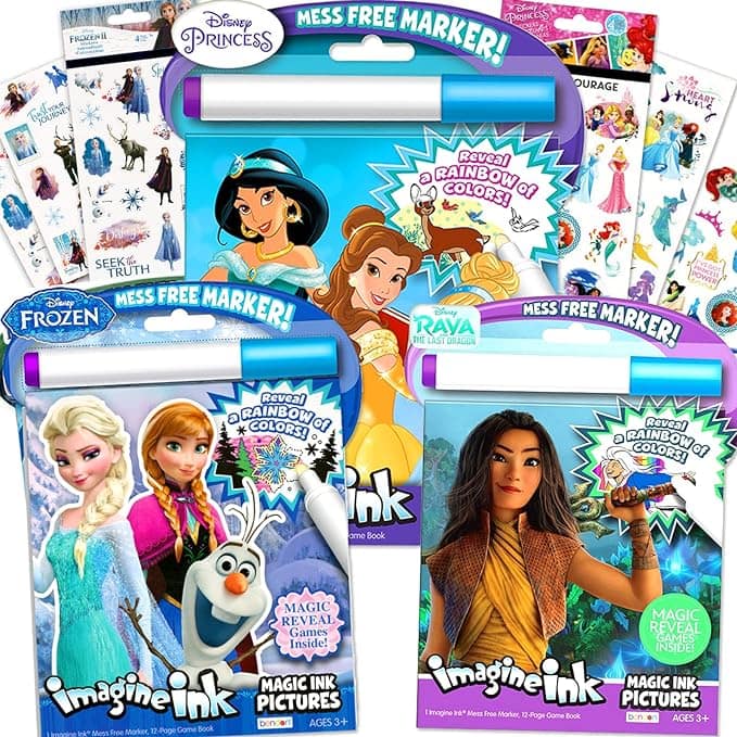 Classic Princess Magic Ink Coloring Book Super Set