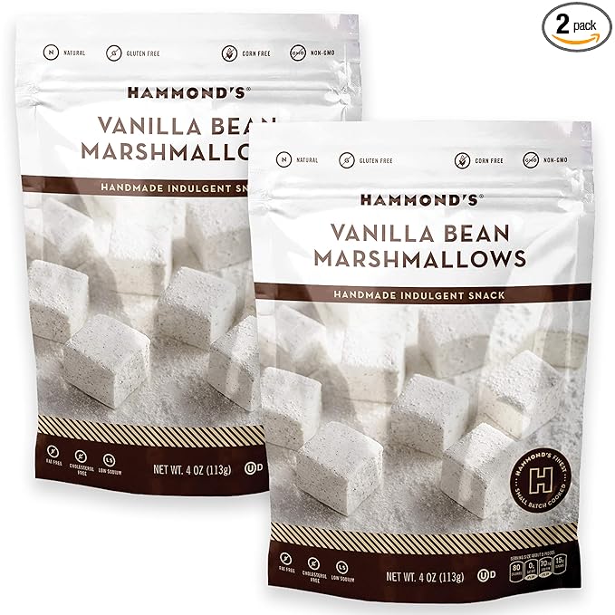 Hammond’s Candies Gourmet Marshmallows – Vanilla Bean