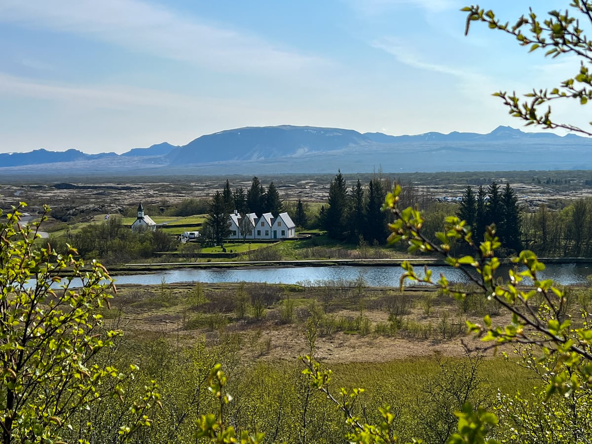 View from Thingvellir National Park