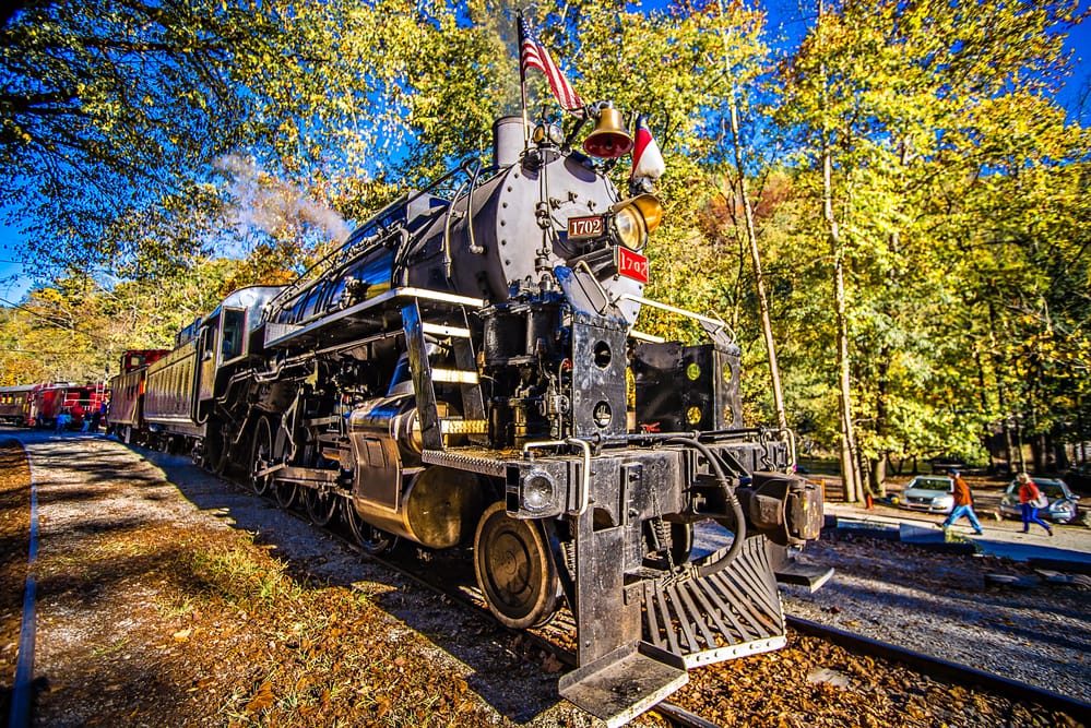 Great Smoky Mountains Railroad, a scenic rail route in the American Southeast