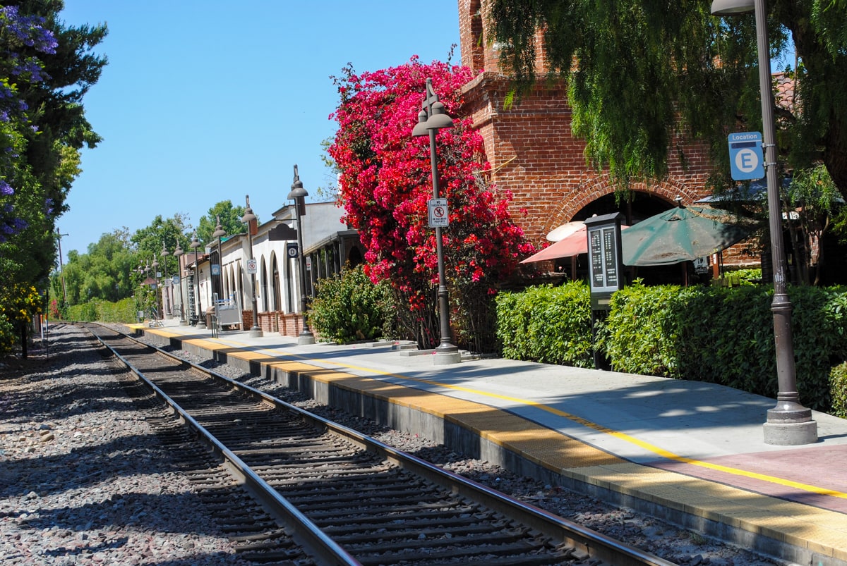 Train tracks in San Juan Capistrano 