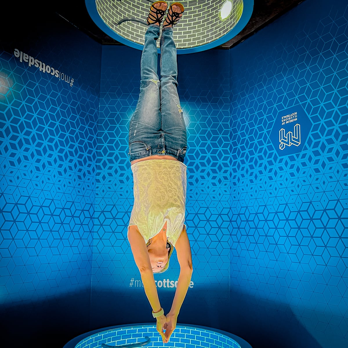 Diving into fun at the Museum of Illusions Scottsdale