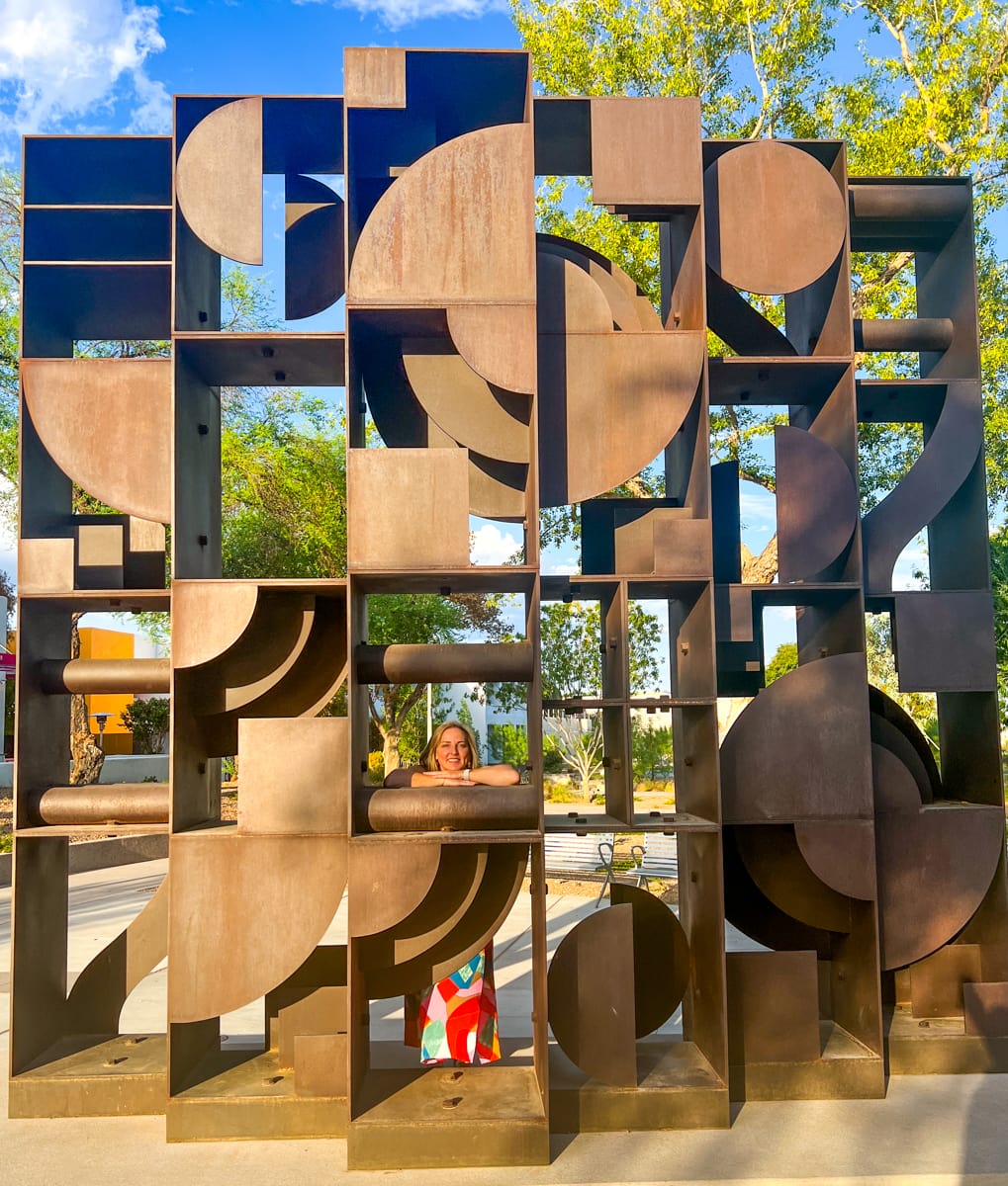 Windows to the West sculpture in Old Town Scottsdale