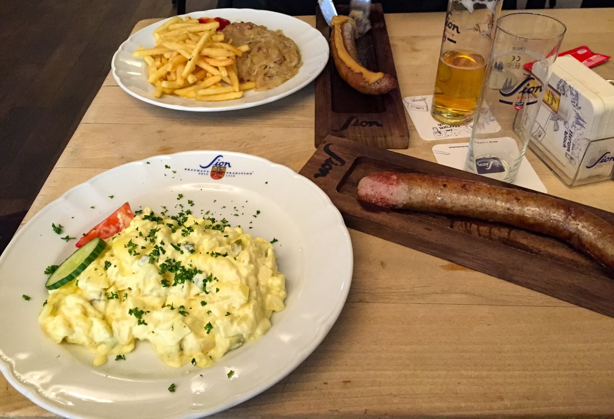 Hearty German fare in Cologne, Germany