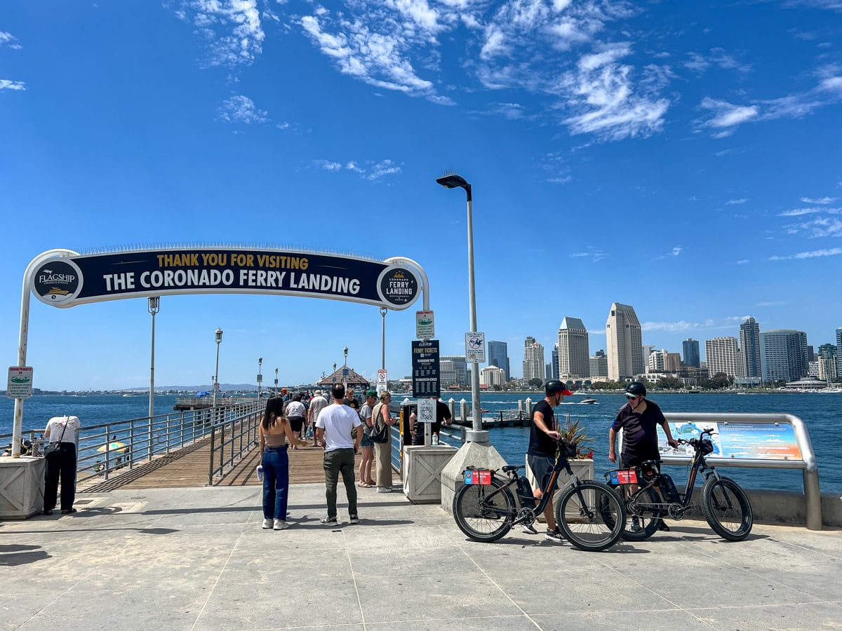 Coronado Ferry Landing in San Diego