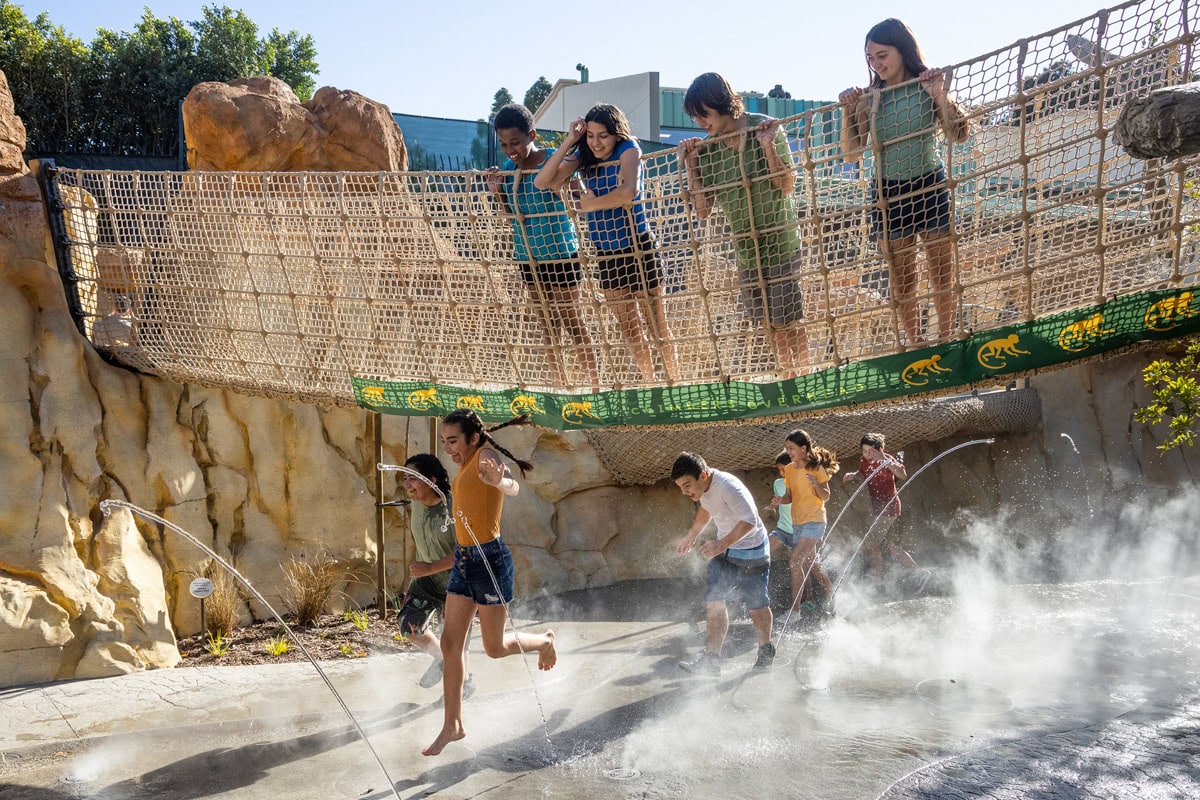 Water Play Area for kids at San Diego Zoo