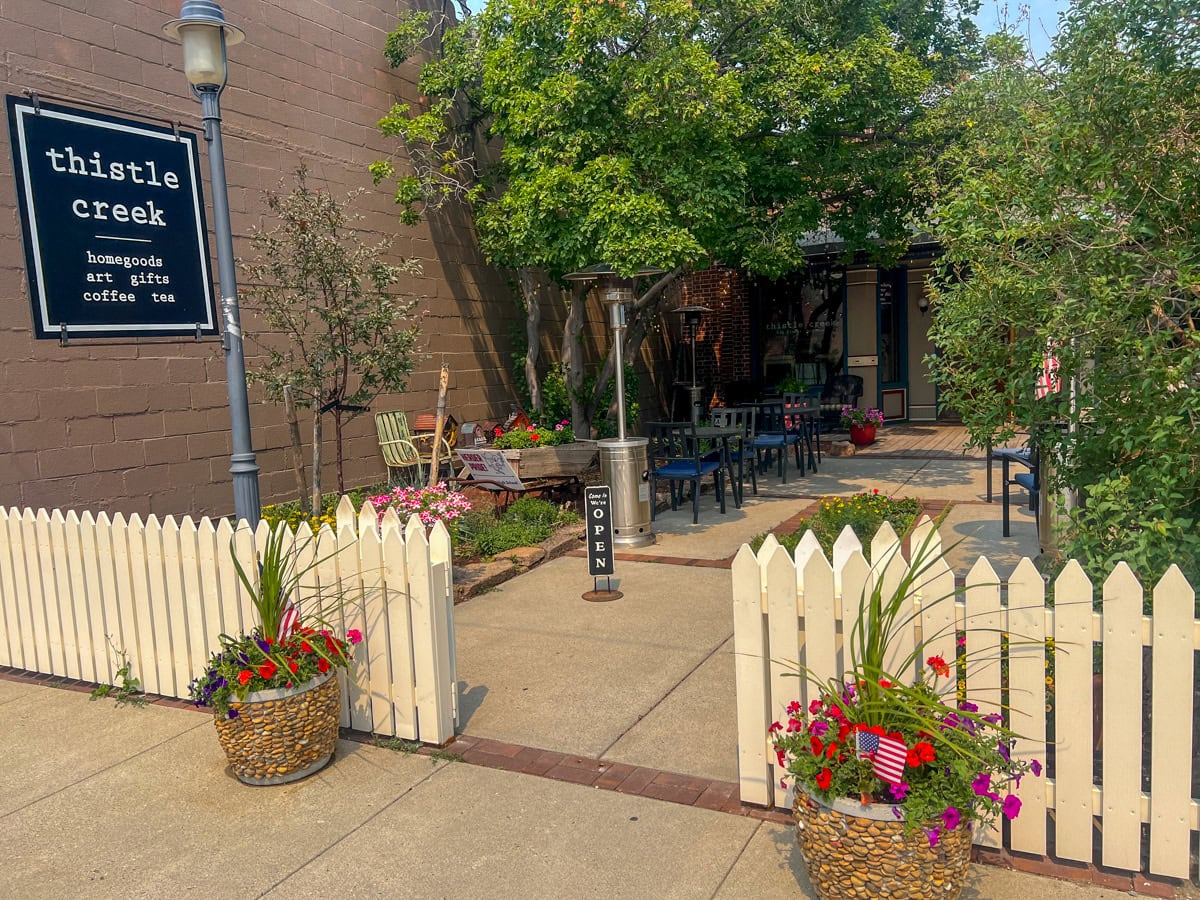 Thistle Creek Mercantile exterior in Big Timber