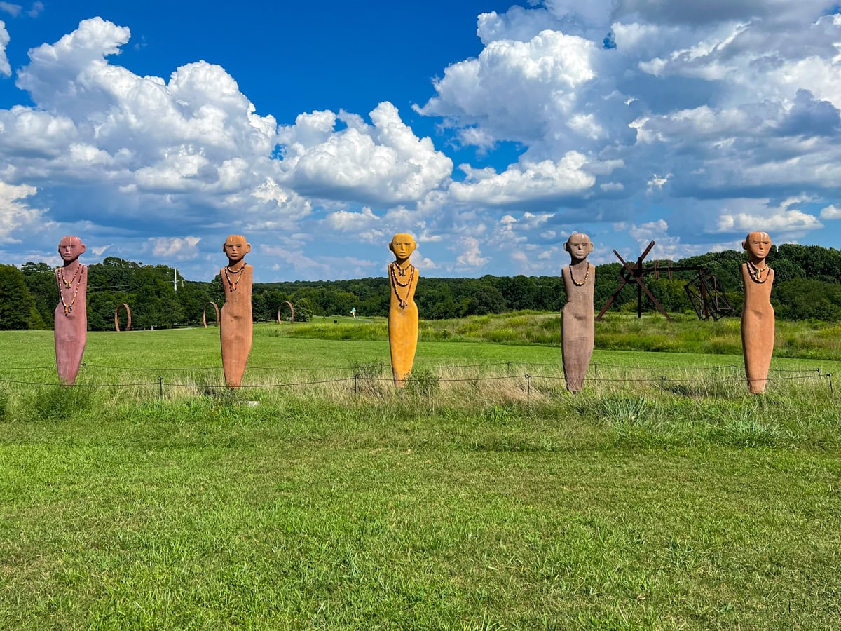 Counterculture by Rose B. Simpson at the Ann and Jim Goodnight Museum Park