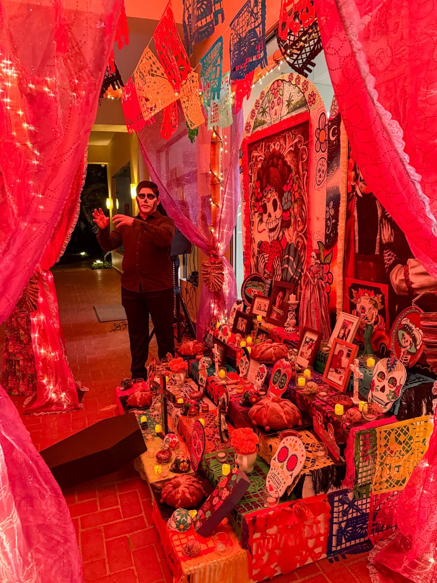 An ofrenda at Velas Vallarta